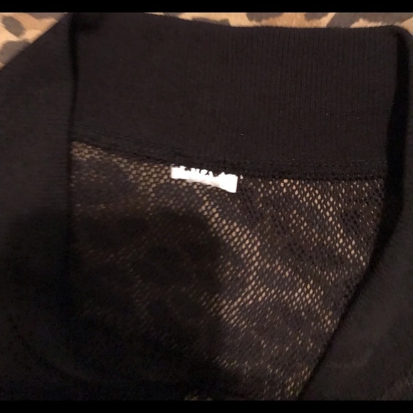 Venus size XL black sheer mesh zip jacket no pulls tag removed - Picture 5 of 9